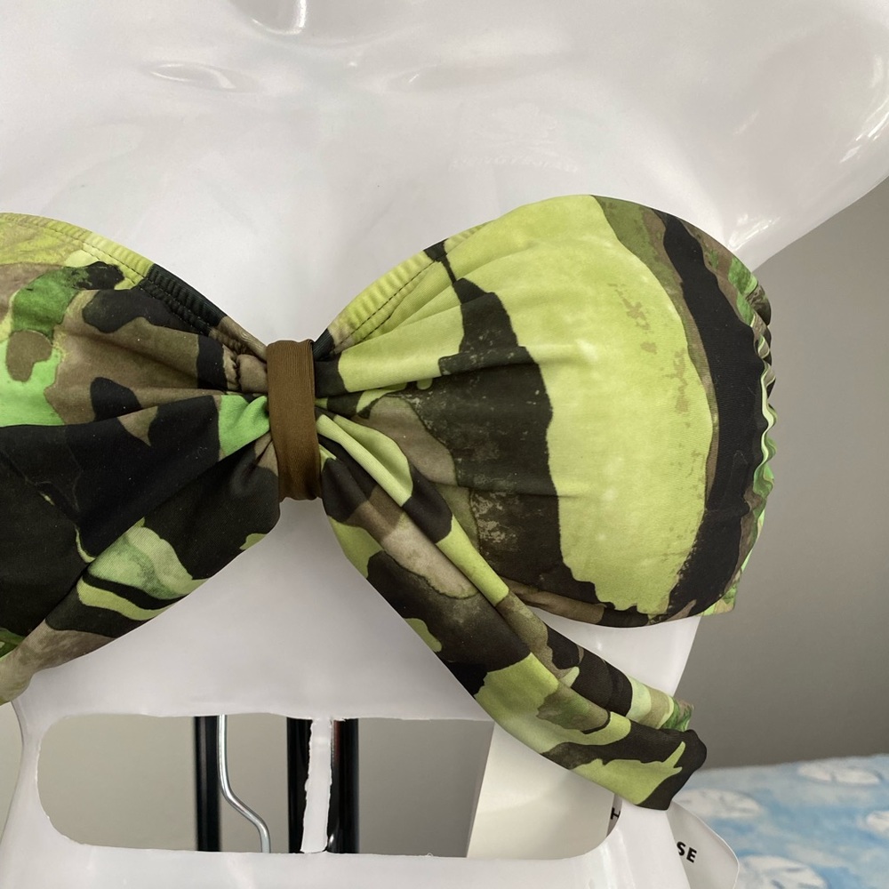 🏖 Designer Camo Bandeau Bikini Luxe by Lisa … - Picture 10 of 16